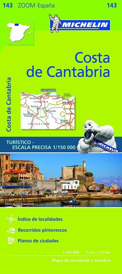 Mapa Zoom 143 Costa de Cantabria | 9782067218055 | AA.DD.