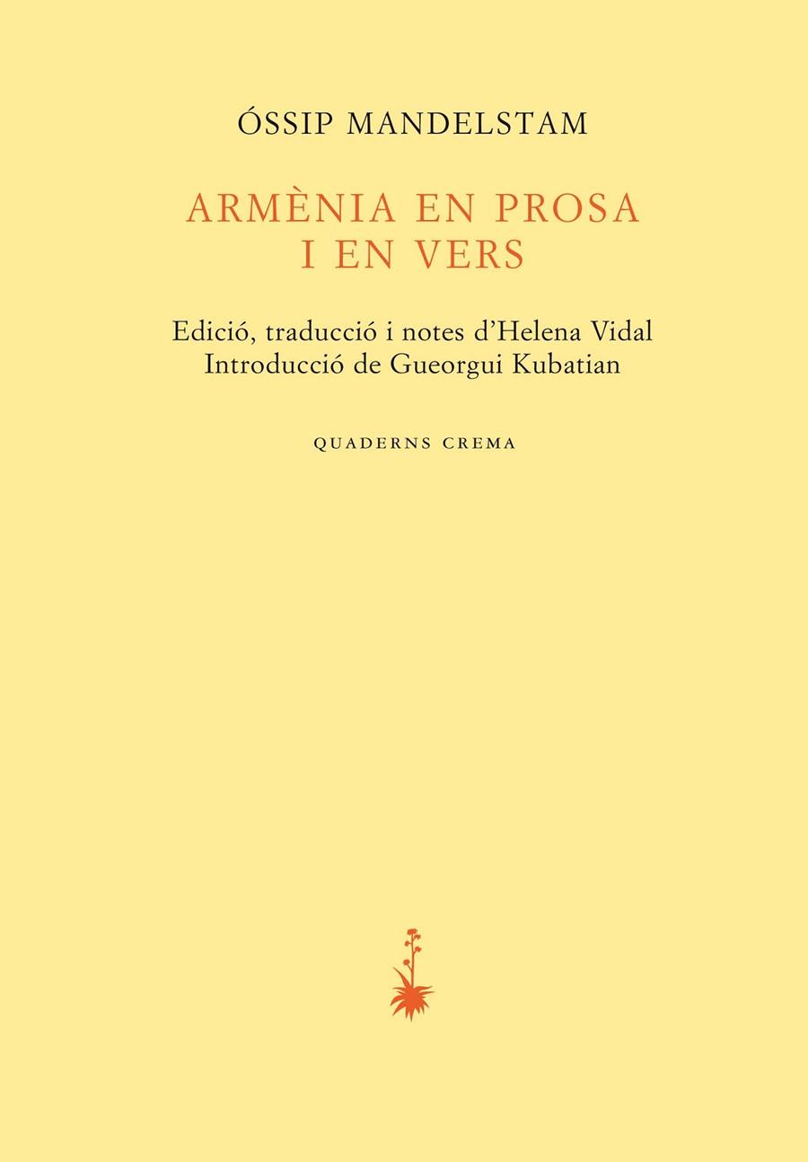 Armènia en prosa i vers | 9788477275183 | Mandelstam, Óssip