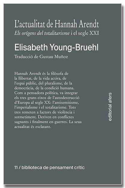 Actualitat de Hannah Arendt, L' | 9791387680039 | Young-Bruehl, Elisabeth