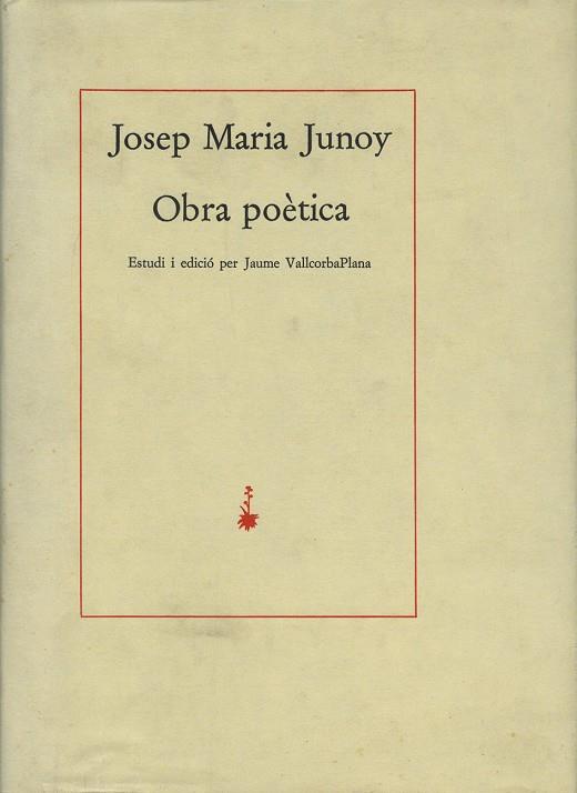 Obra poètica | 9788485704477 | Junoy, Josep Maia