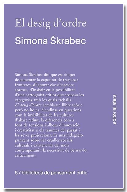 Desig d'ordre, El | 9788418618604 | Skrabec, Simona