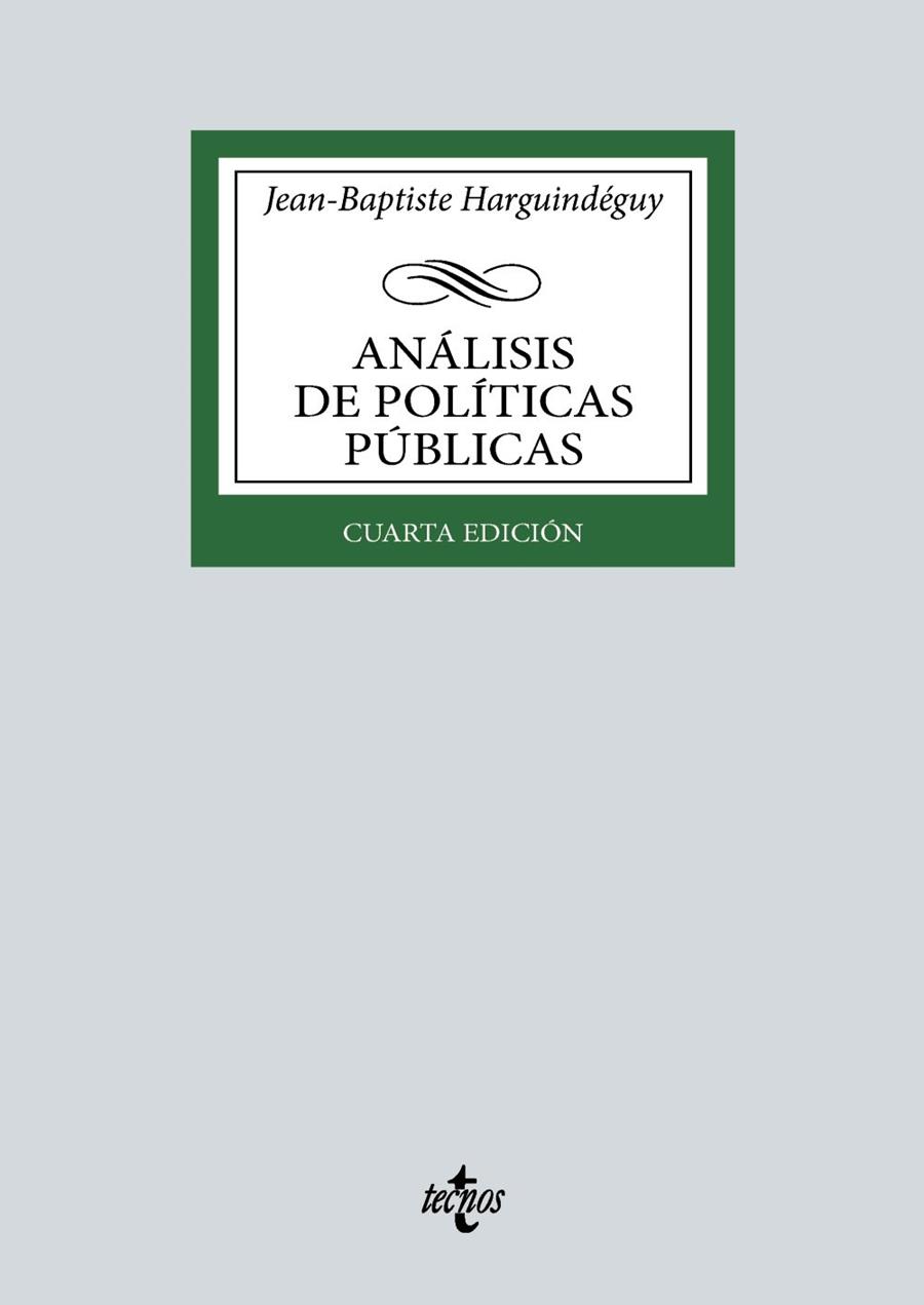Análisis de políticas públicas | 9788430990757 | Harguindéguy, Jean-Baptiste