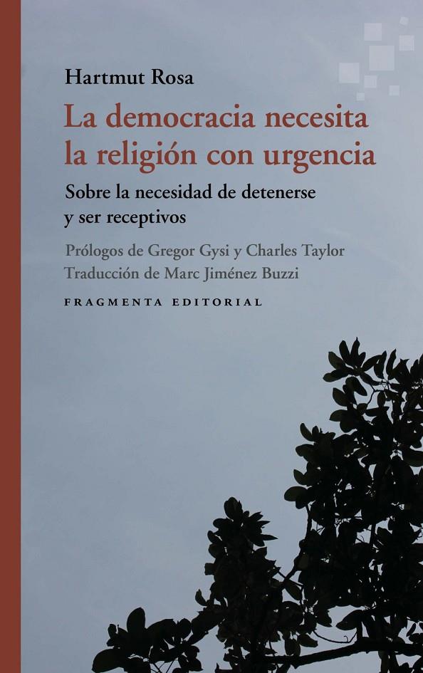 Democracia necesita la religión con urgencia, La | 9791387548179 | Rosa, Hartmut