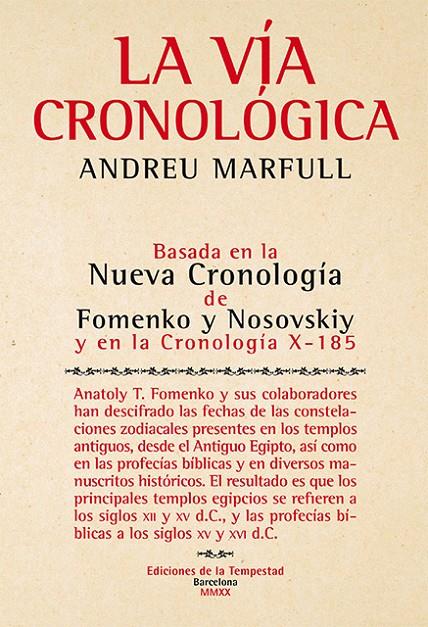 Vía cronológica, La | 9788412176810 | Marfull, Andreu