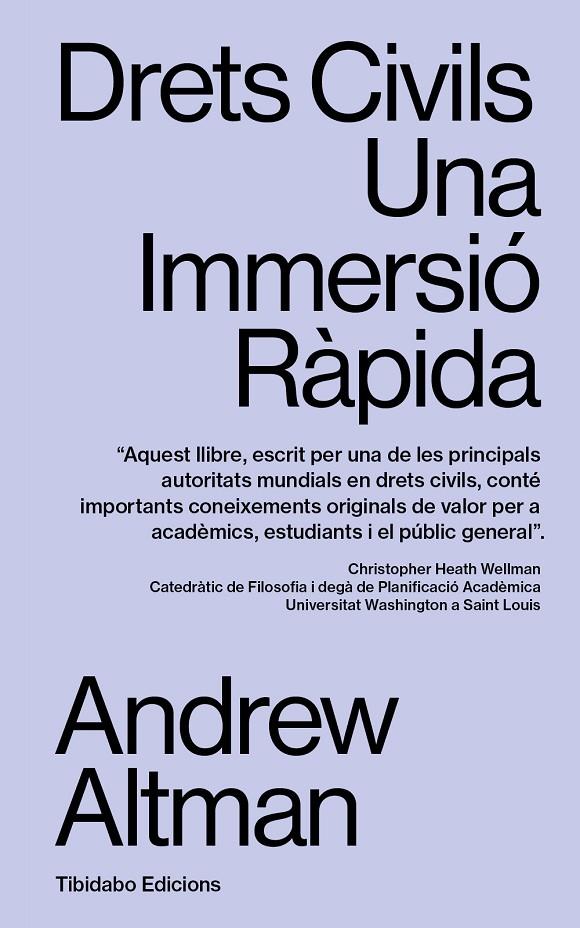 Drets Civils : Una Immersió Ràpida | 9791387633097 | Altman, Andrew