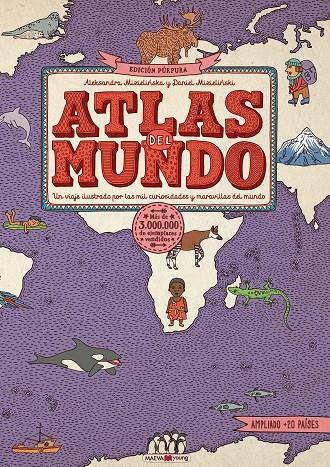 Atlas del mundo (Edición Púrpura) | 9788417708832 | Mizielinska, Aleksandra / Mizielinski, Daniel