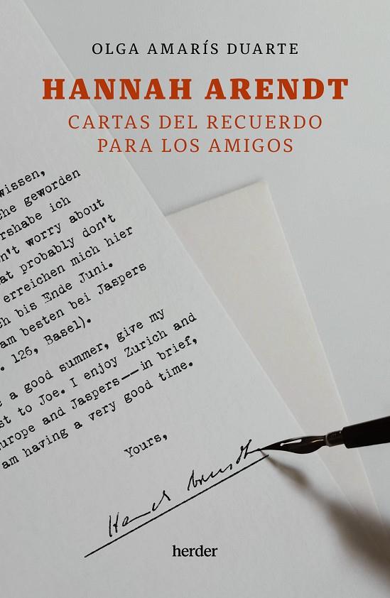 Hannah Arendt : Cartas del recuerdo para los amigos | 9788425451294 | Amarís Duarte, Olga