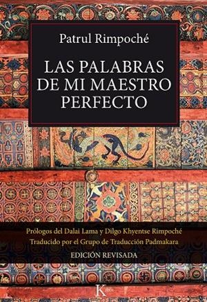 Palabras de mi maestro perfecto, Las | 9788499883694 | Rimpoché, Patrul