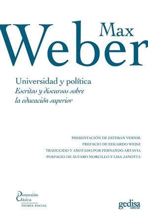 Universidad y política | 9788497842648 | Weber, Max