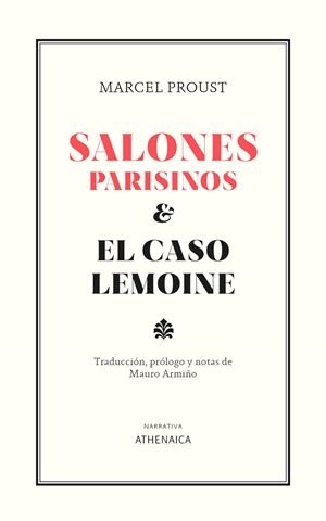 Salones parisinos y El caso Lemoine | 9788418239786 | Proust, Marcel