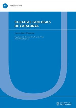 Paisatges geològics de Catalunya | 9788491689836 | Sàbat i Montserrat, Francesc