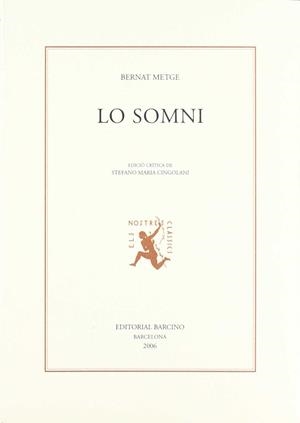 Somni, Lo | 9788472267206 | Metge, Bernat