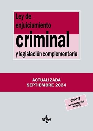 Ley de Enjuiciamiento Criminal y legislación complementaria | 9788430990986 | AA.VV.