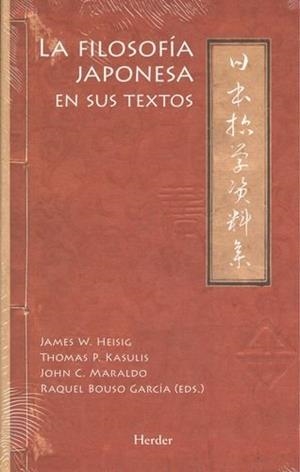Filosofía japonesa en sus textos, La | 9788425433191 | Heisig, James W. / Kasulis, Thomas P. / Maraldo, John C.
