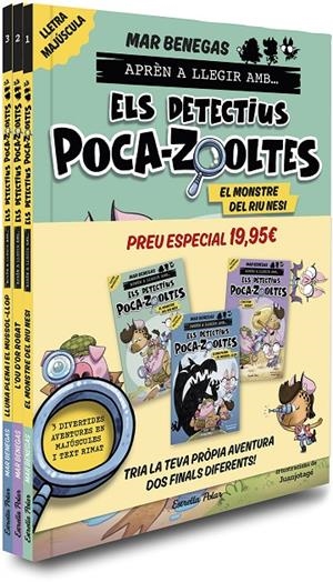 Pack Aprèn a llegir amb... Els detectius Poca-zooltes!  1,2 i 3 | 9791387519438 | Benegas, Mar