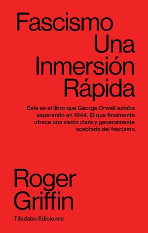Fascismo : Una inmersión rápida | 9788413475691 | Griffin, Roger