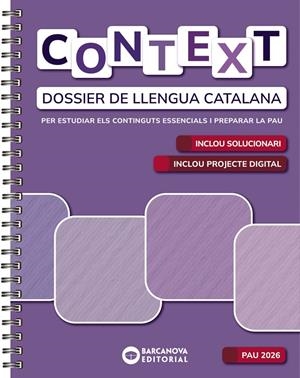 Context : Dossier de Llengua catalana (Batxillerat 2026) | 9788448964924 | AA.DD.