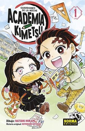 Academia Kimetsu 1 : Guardianes de la noche | 9788467969160 | Gotouge, Koyoharu