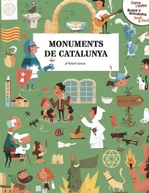 Cerca i troba, Busca y encuentra, Seek & Find : Monuments de Catalunya | 9788410478138 | Garcia, Robert