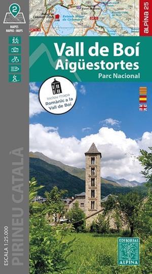 Mapa Vall de Boí | 9788470111730 | AA.DD.