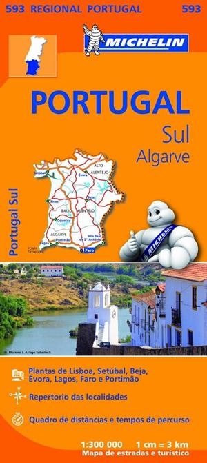 Mapa Regional Portugal Sul / Algarve | 9782067184770 | AA.VV.