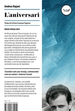 Aniversari, L | 9788419332950 | Bajani, Andrea