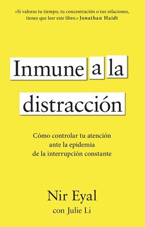 Inmune a la distracción | 9788411003933 | Eyal, Nir