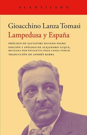 Lampedusa y España | 9788419958891 | Lamza Tomasi, Gioacchino