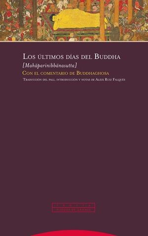Últimos días del Buddha, Los | 9788413640655 | Anónimo