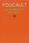 Hermenéutica del sujeto, La | 9788446017721 | Foucault, Michel