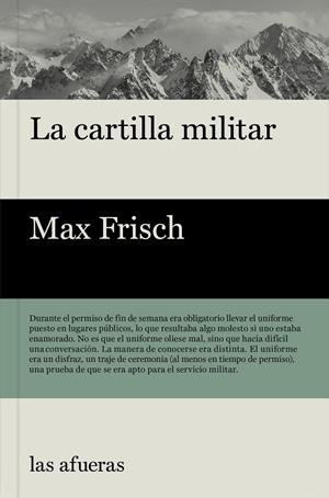 Cartilla militar, La | 9788494983726 | Frisch, Max