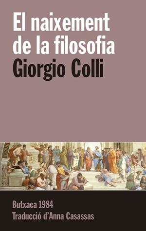 Naixement de la filosofia, El | 9788415091257 | Colli, Giorgio