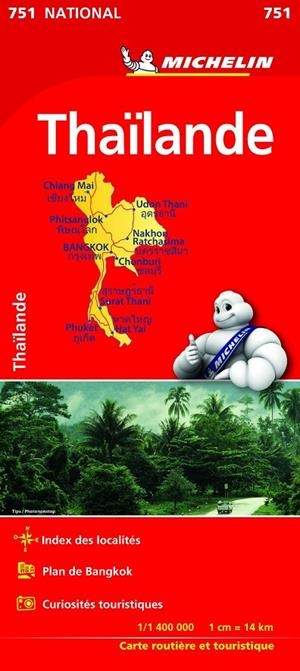 Mapa National Tailandia | 9782067172654 | AA.VV.