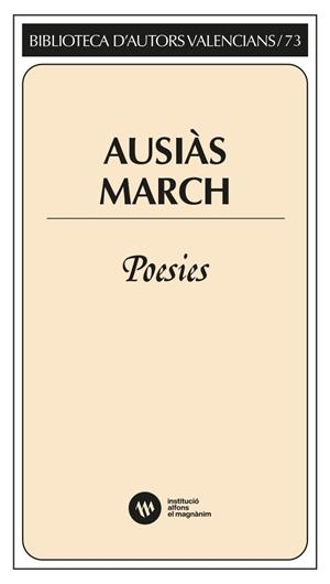 Poesies | 9788411560627 | March, Ausiàs