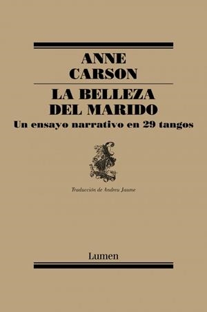 Belleza del marido, La | 9788426407184 | Carson, Anne