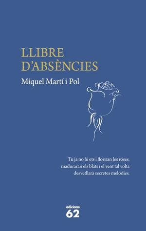 Llibre d'absències | 9788429768886 | Marti i Pol, Miquel