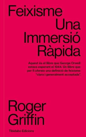 Feixisme. Una immersió ràpida | 9788413479811 | Griffin, Roger